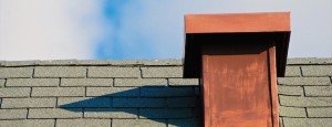 wooden chase cover on roof
