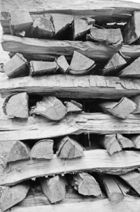 firewood stacking