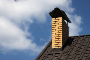 chimney on top house