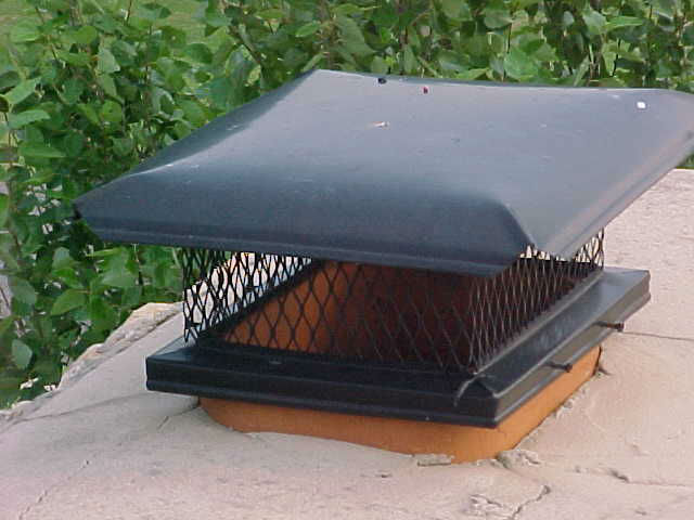 chimney with top sealing damper