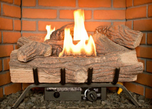 gas logs in action