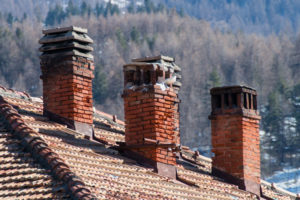 spalling and crumbling masonry chimneys