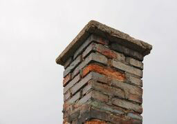 spalling masonry chimney